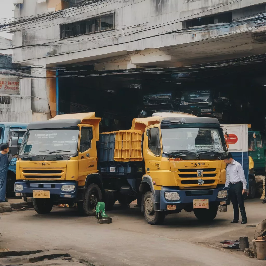 Truck inspection in Hanoi