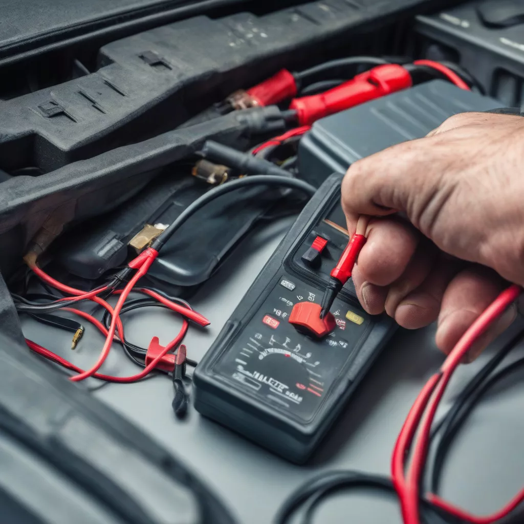 Car battery inspection