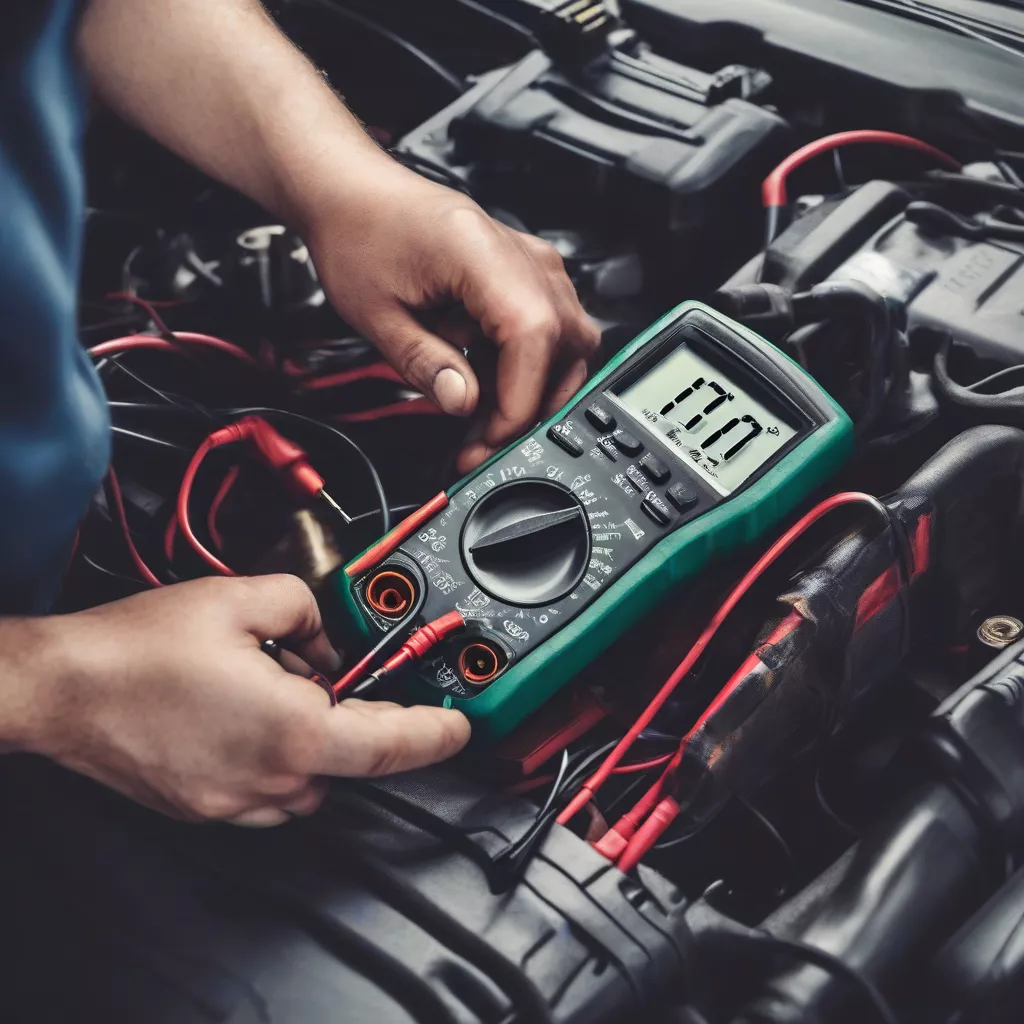 Car battery inspection