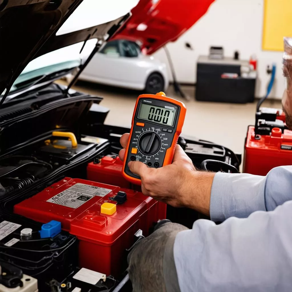 Kiểm tra ắc quy ô tô