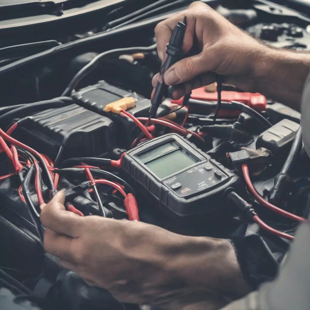 检查汽车蓄电池