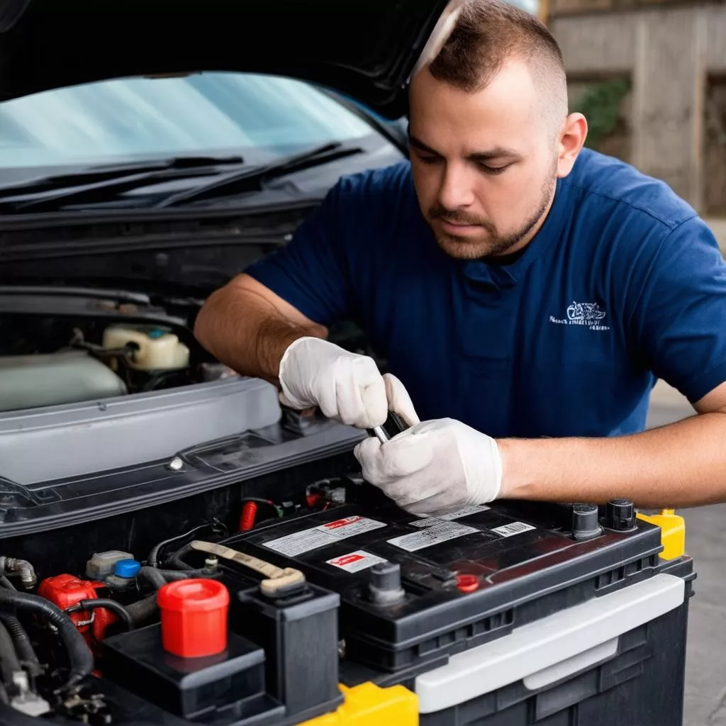 Autobatterie prüfen