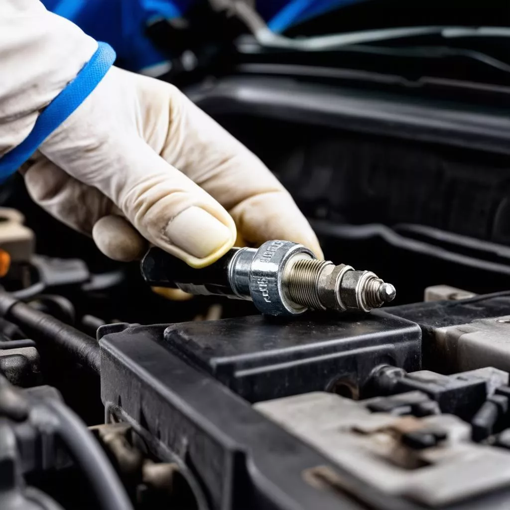 자동차 점화 플러그 점검