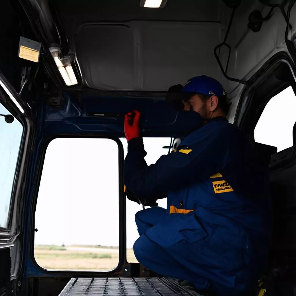 Kiểm tra cabin xe tải