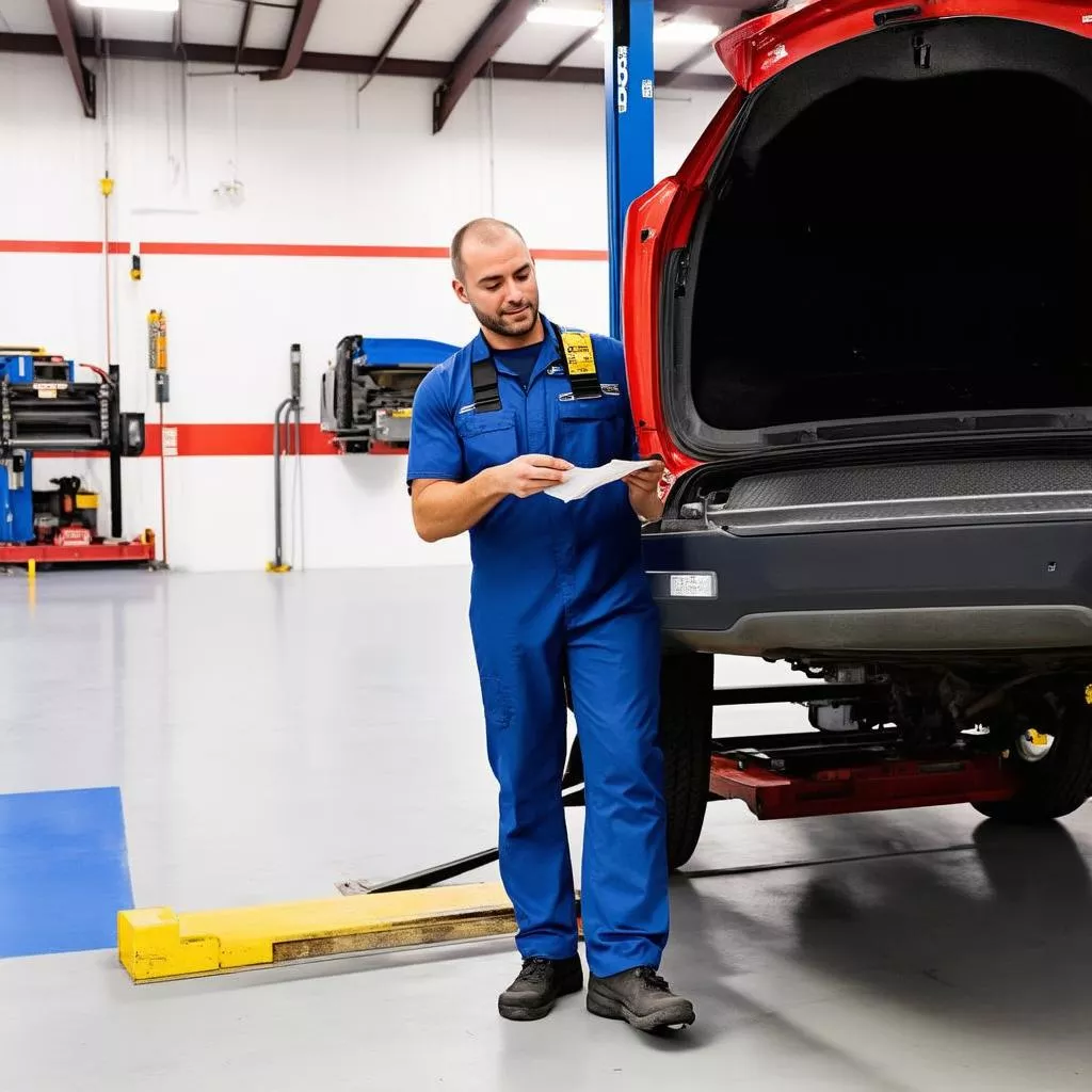 Kiểm tra cầu nâng ô tô cũ