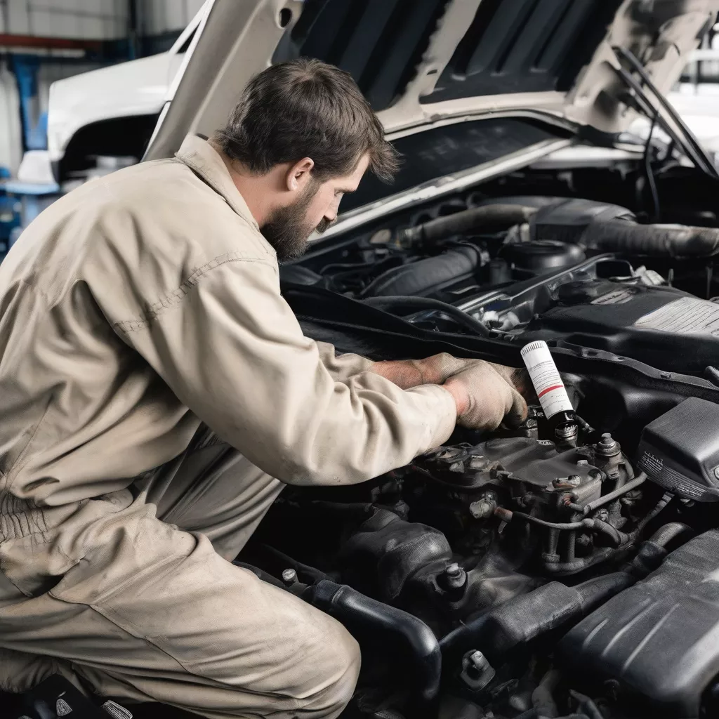 Kiểm tra dầu mỡ cho xe tải