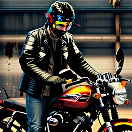 检查摩托车机油