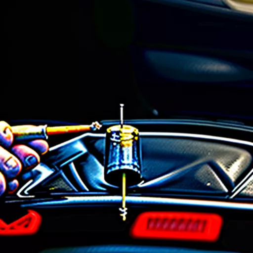 Checking truck oil level