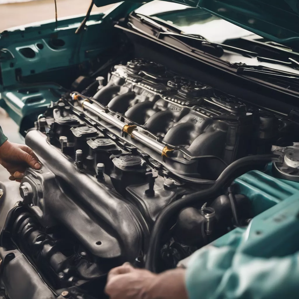 Inspecting the engine
