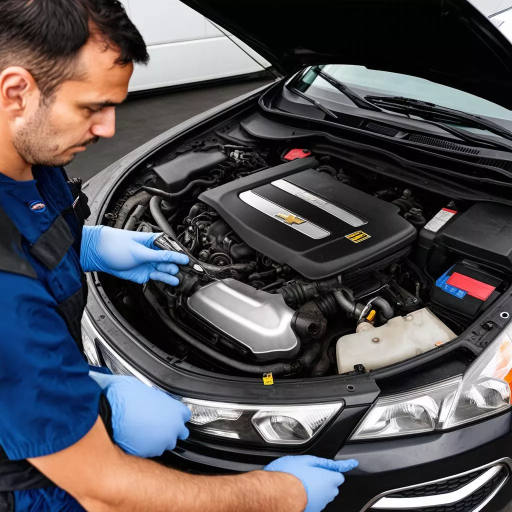 Kiểm tra động cơ Chevrolet Lacetti 2016