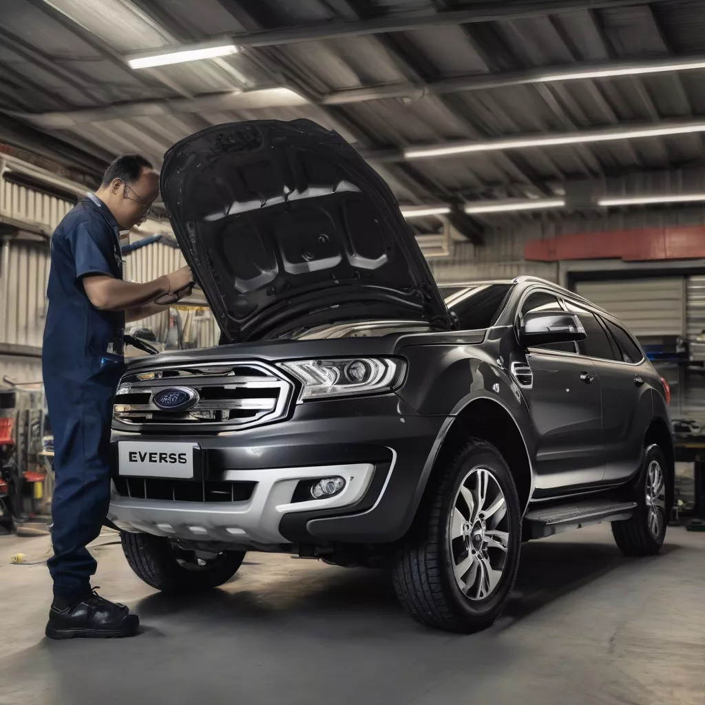 Kiểm Tra Động Cơ Ford Everest Cũ