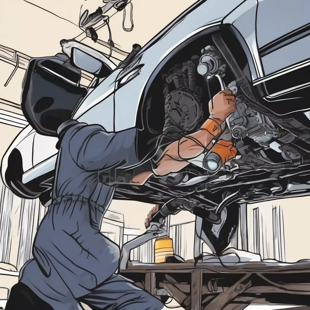 Car engine inspection