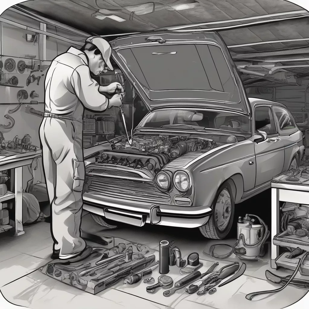 Used Car Engine Inspection