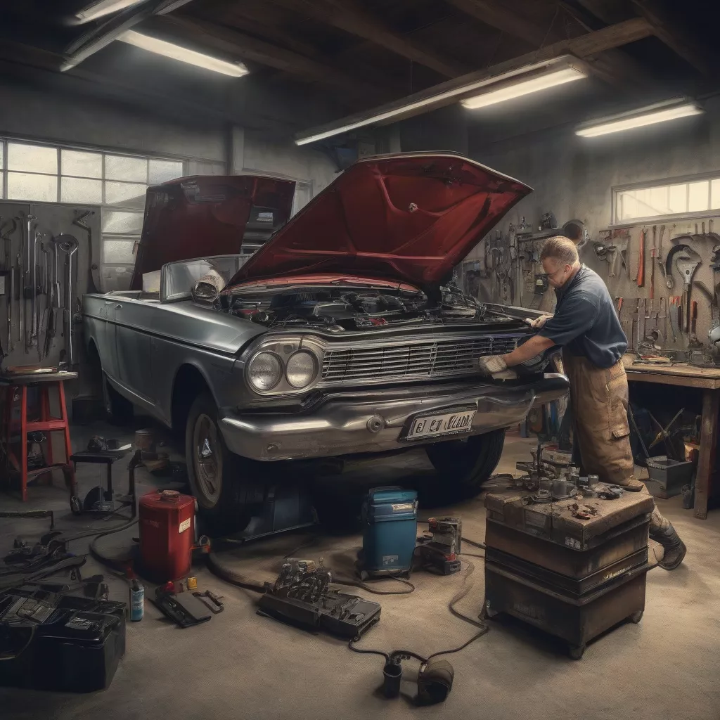 检查二手车发动机