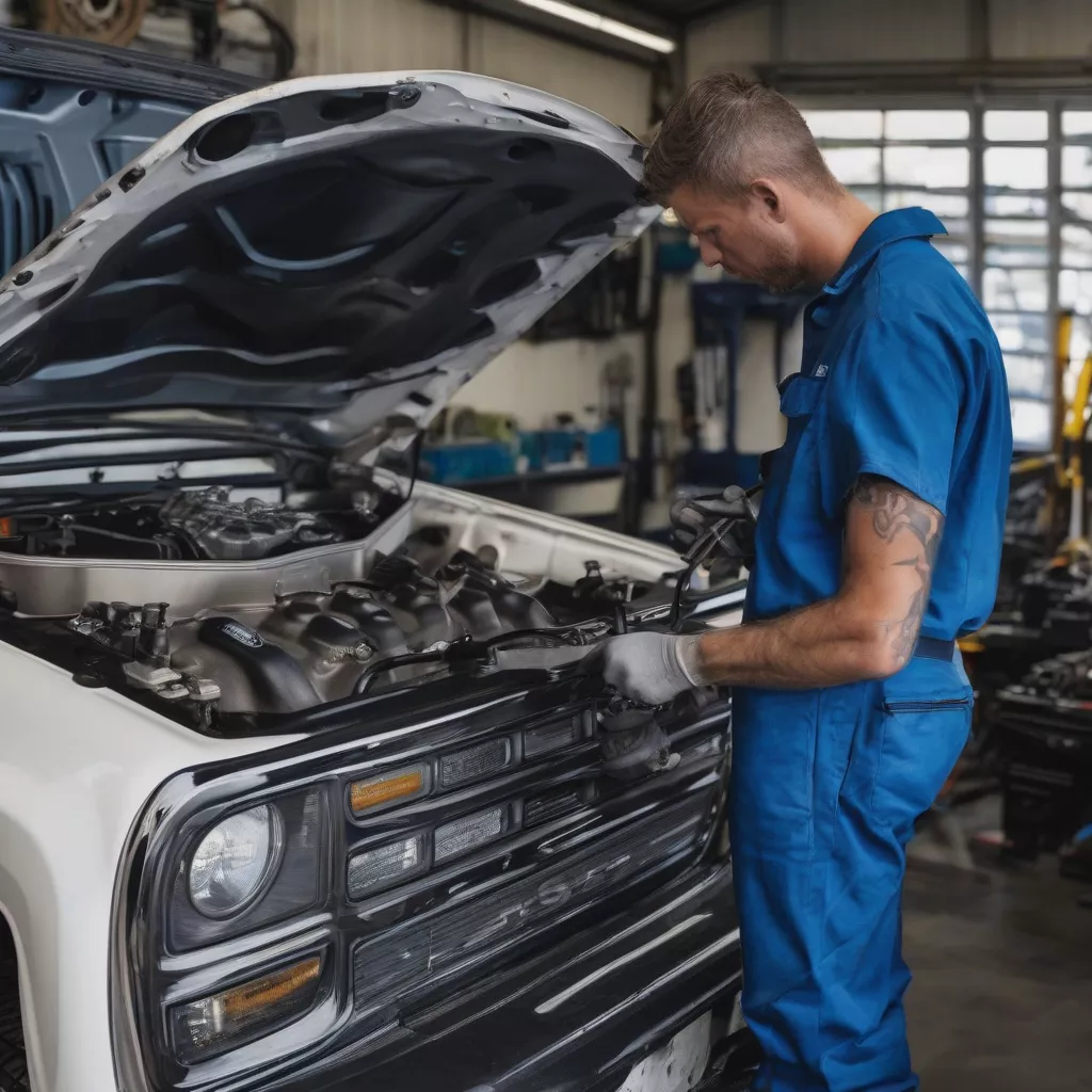 Kiểm tra động cơ xe bán tải cũ