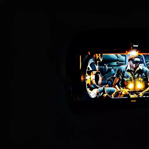 Kiểm tra động cơ xe đầu kéo Mỹ cũ