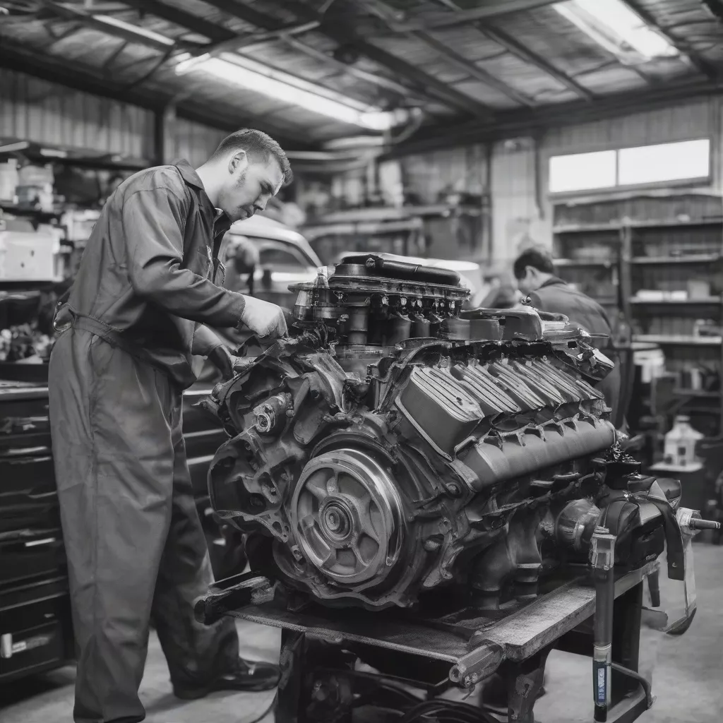 Car engine inspection