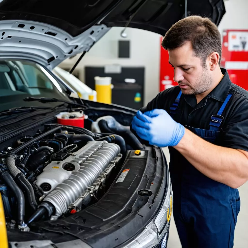 Kiểm tra động cơ xe ô tô