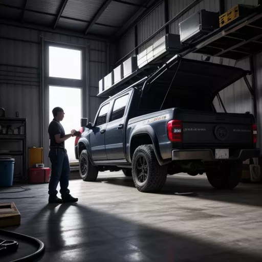 Truck Engine Inspection