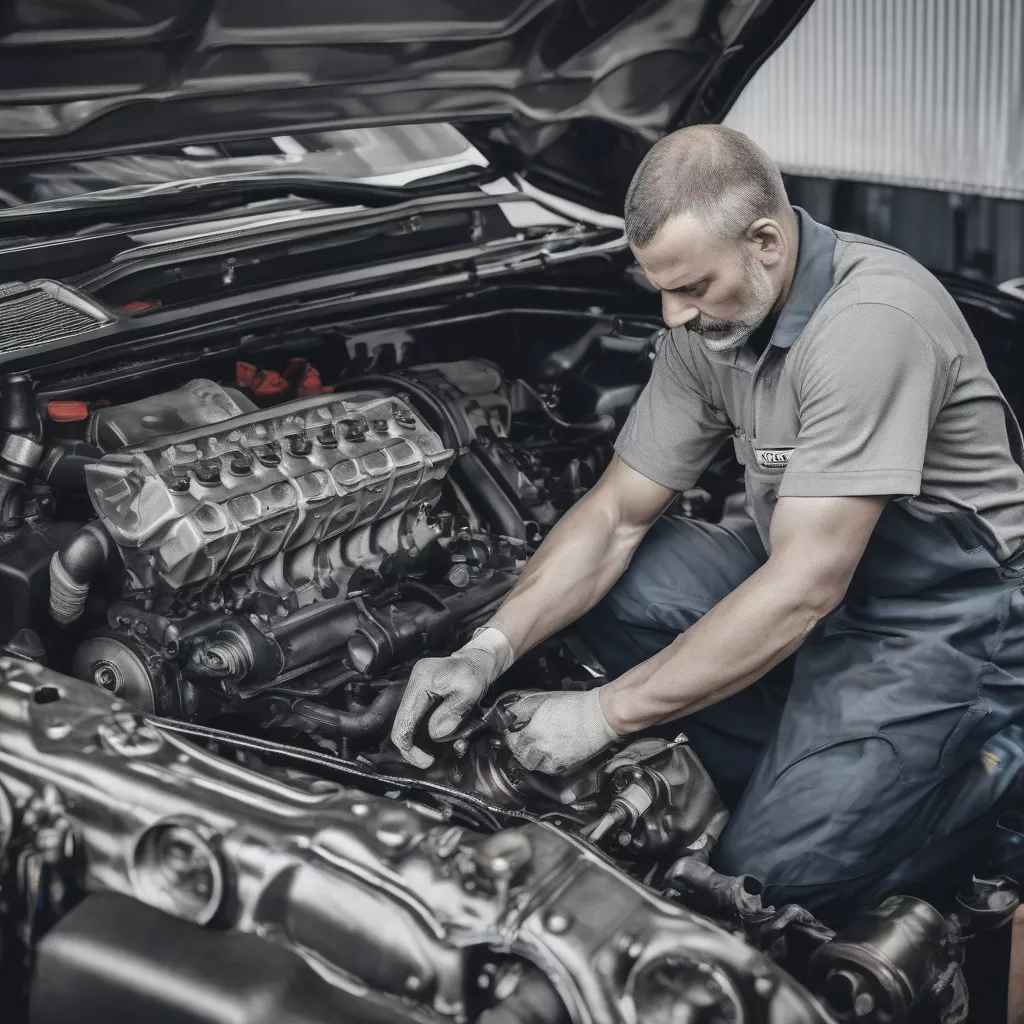 Kiểm tra động cơ xe tải