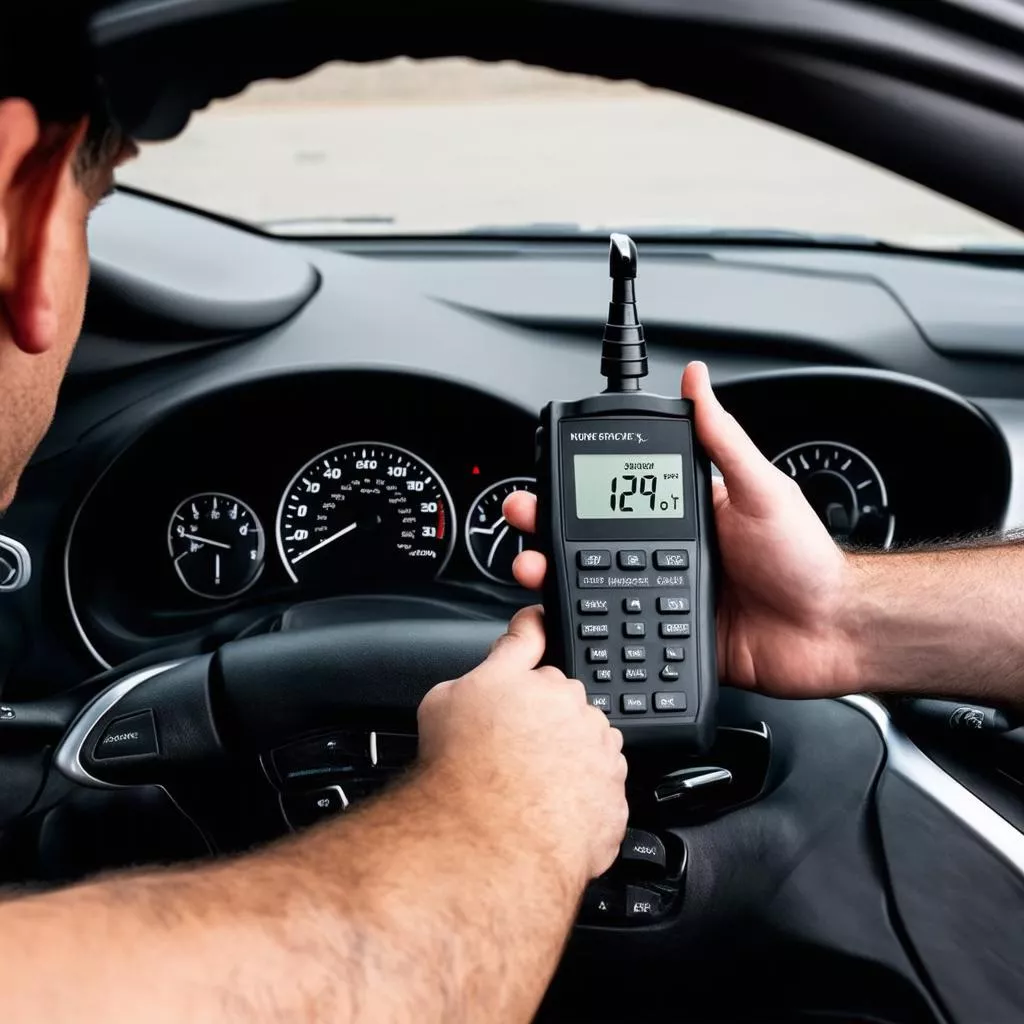 メーター検査の様子