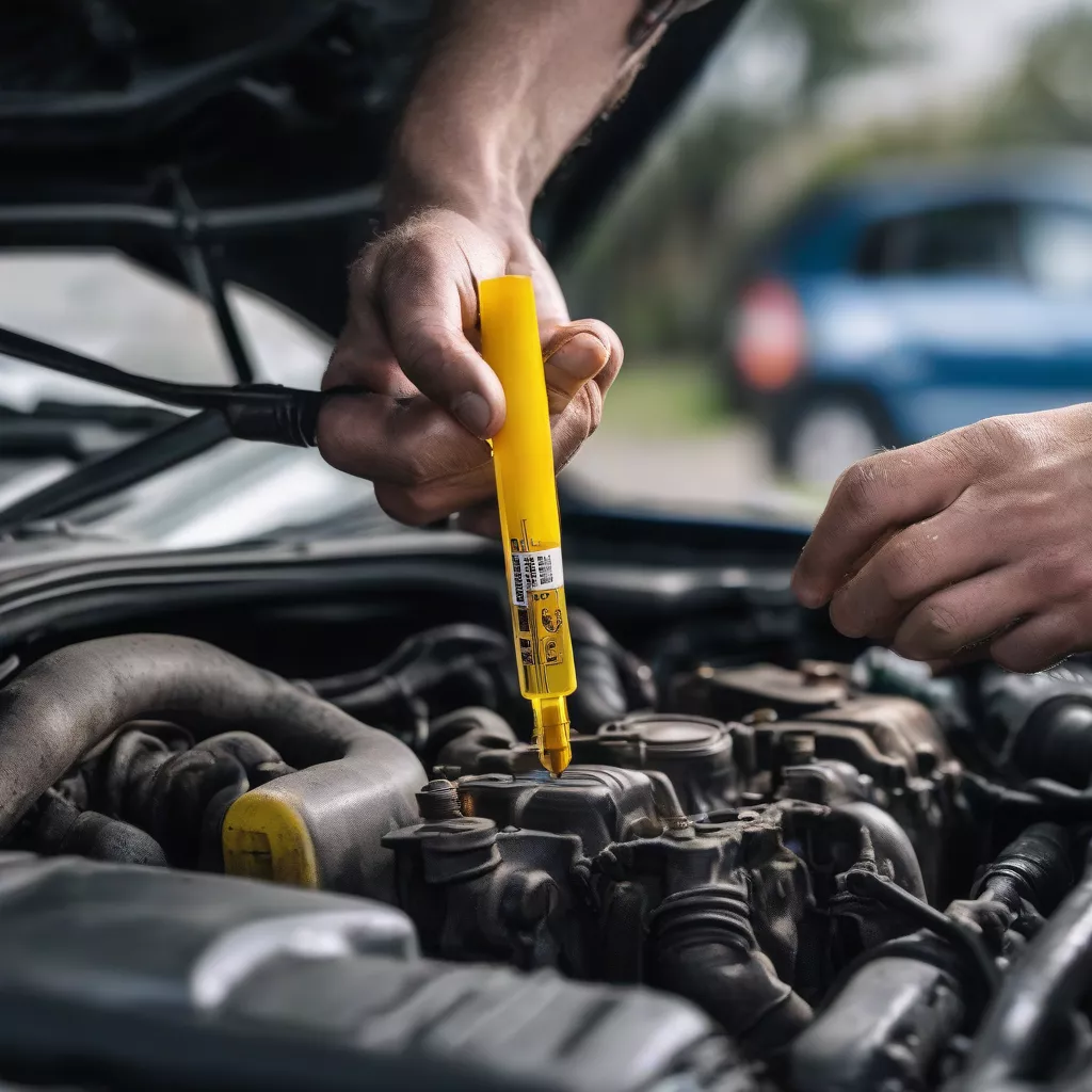 Kiểm tra dầu xe ô tô