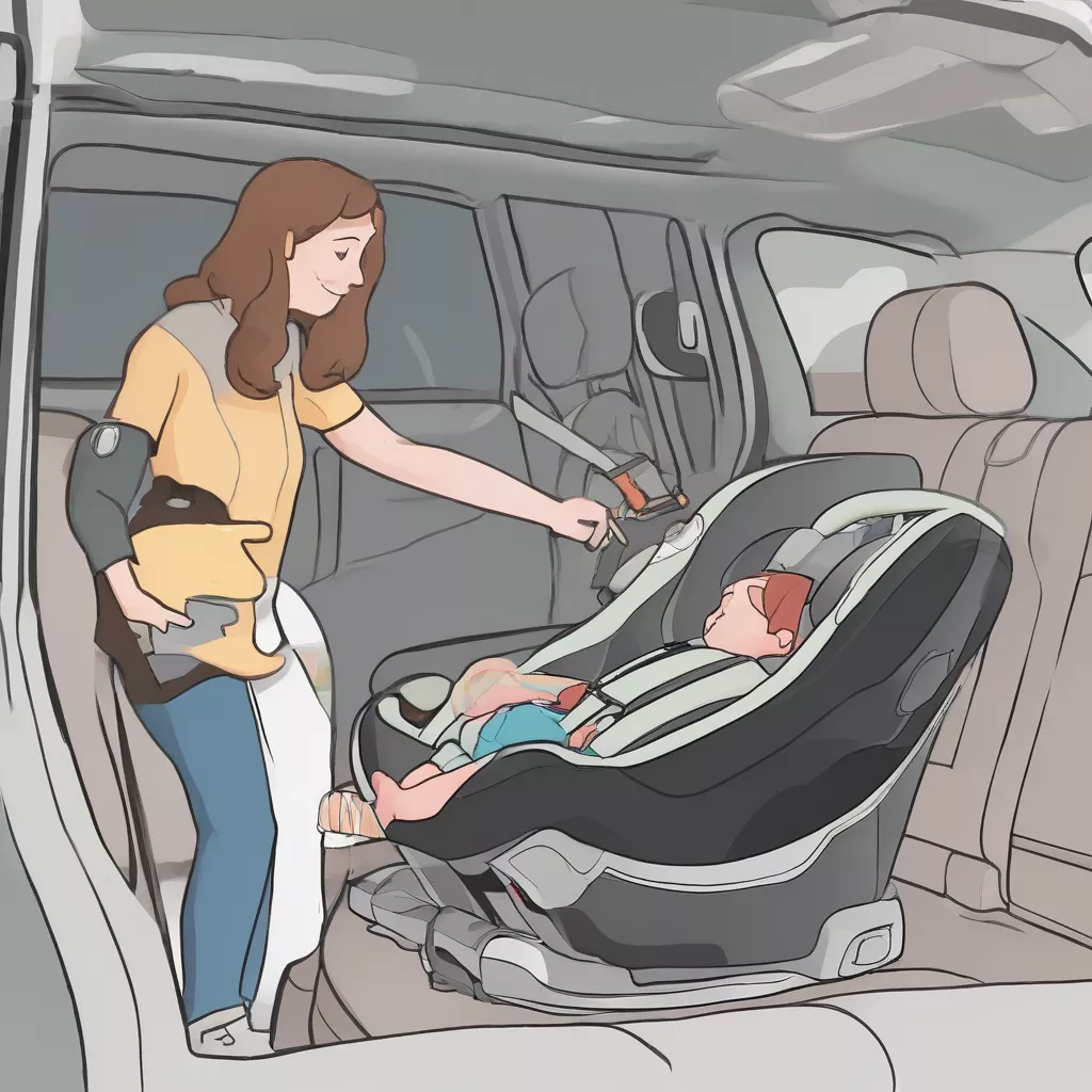 बच्चों की कार सीट की जाँच