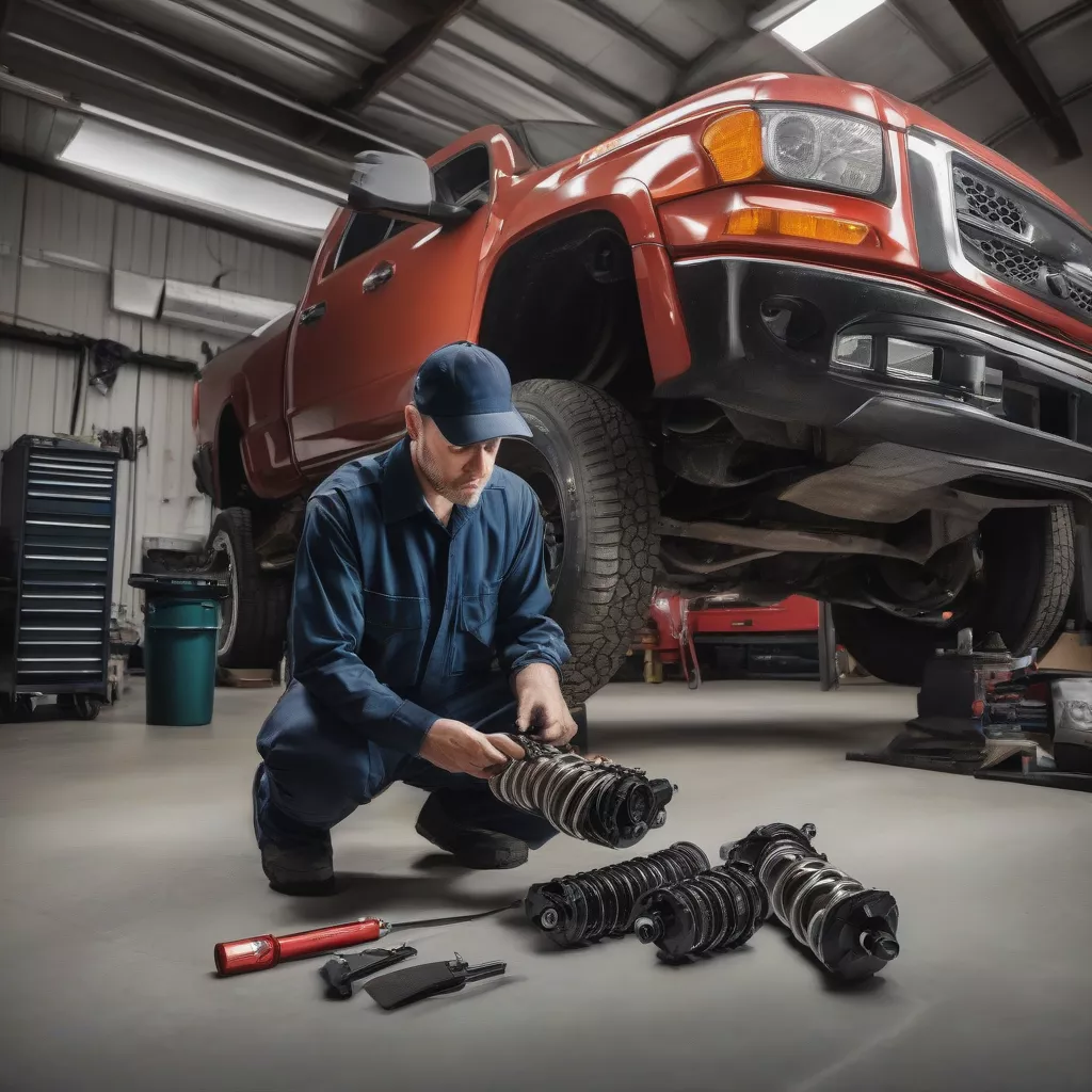 자동차 쇼크 업소버에서 삐걱거리는 소리가 나는 이유와 해결 방법