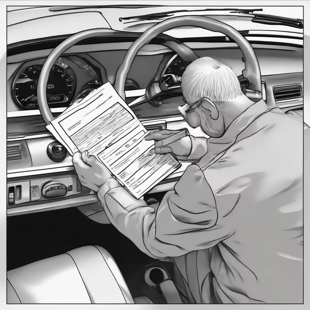 Vérification des papiers du véhicule