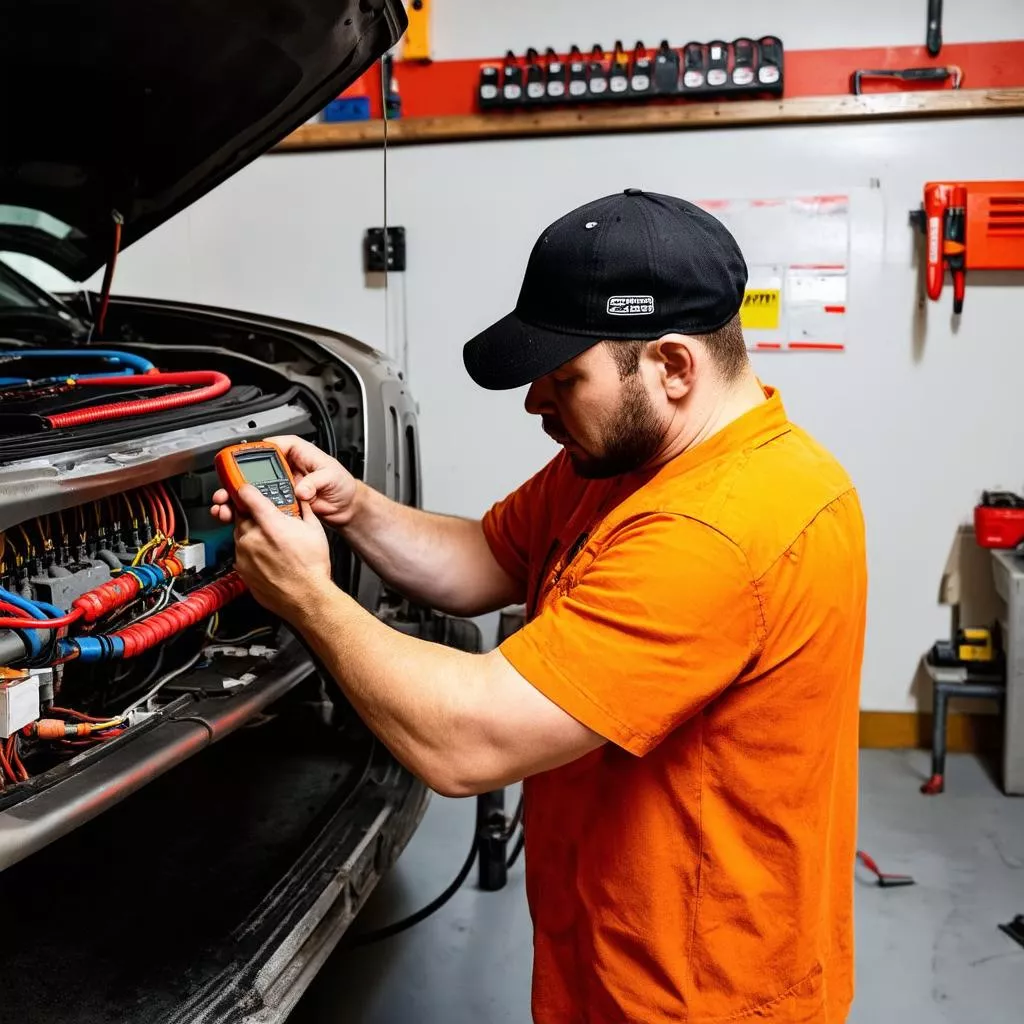 Kiểm tra hệ thống điện xe tải