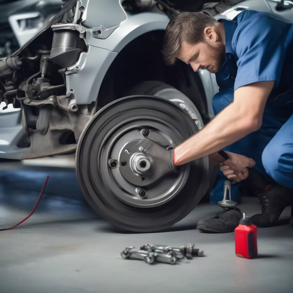 Kiểm tra hệ thống phanh xe ô tô cũ