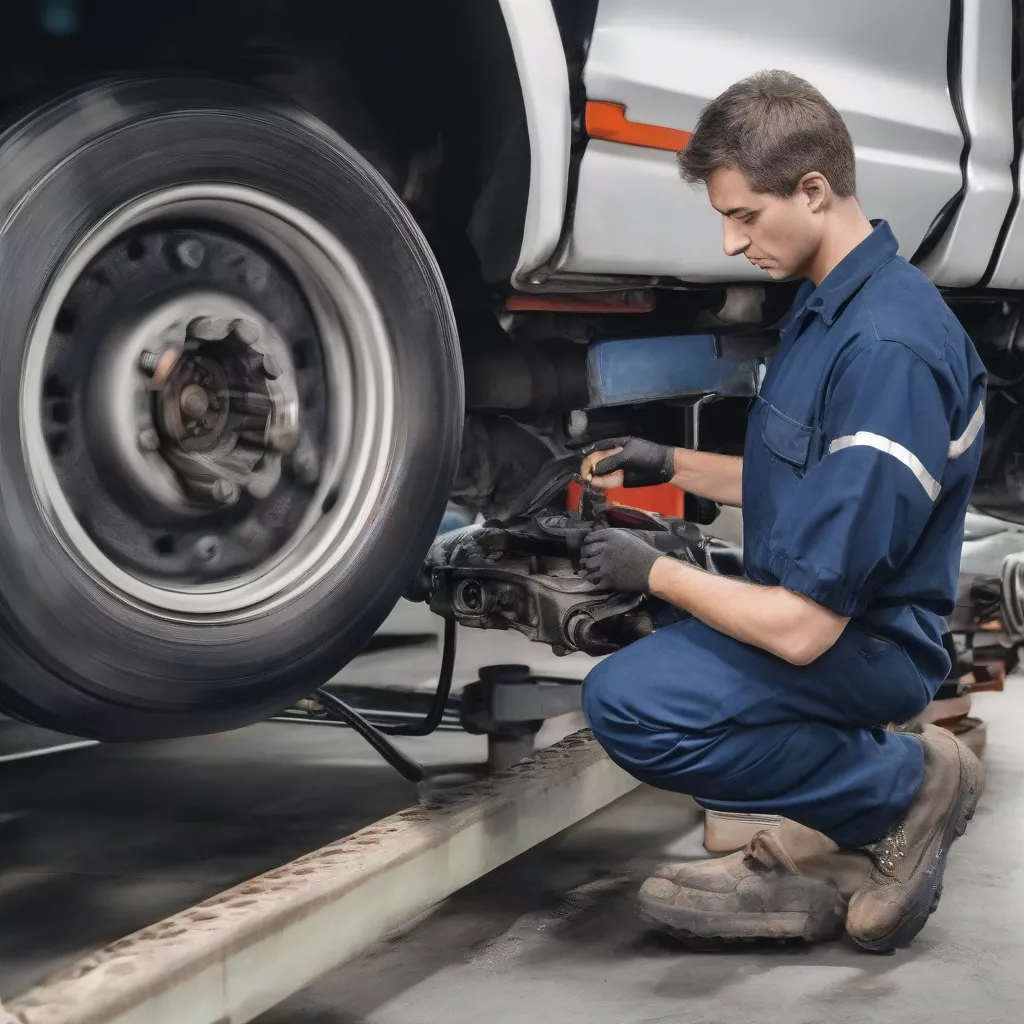 Kiểm tra hệ thống phanh xe tải