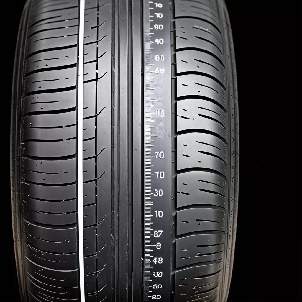 Inspecting car tires