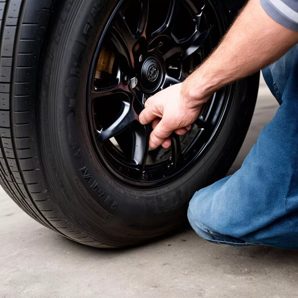 Kiểm tra lốp xe ô tô cũ