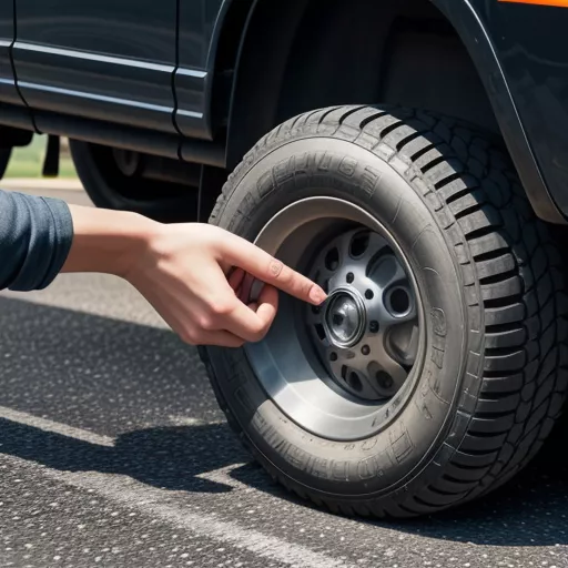 Truck tire inspection