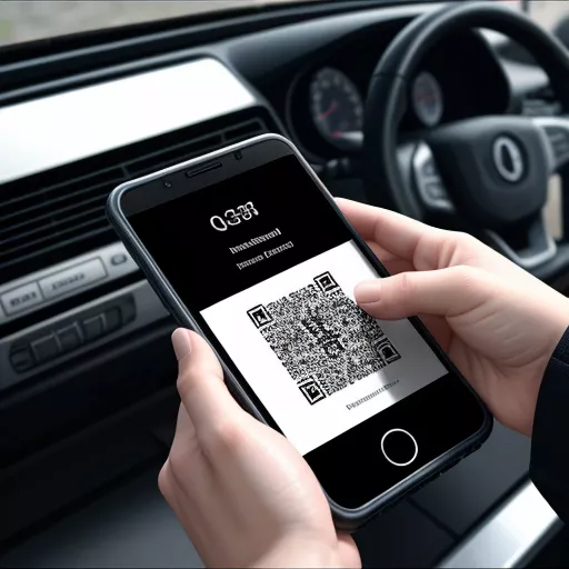 Checking a truck's QR code