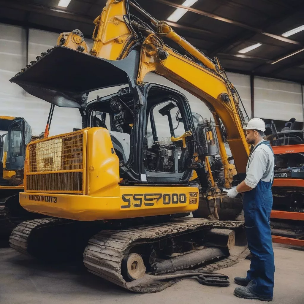 Used Excavator Inspection