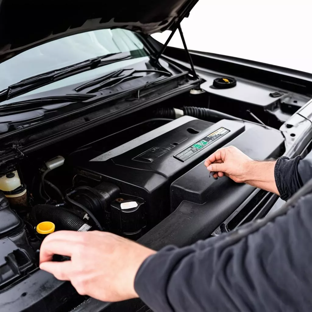 Kiểm tra mực nước làm mát