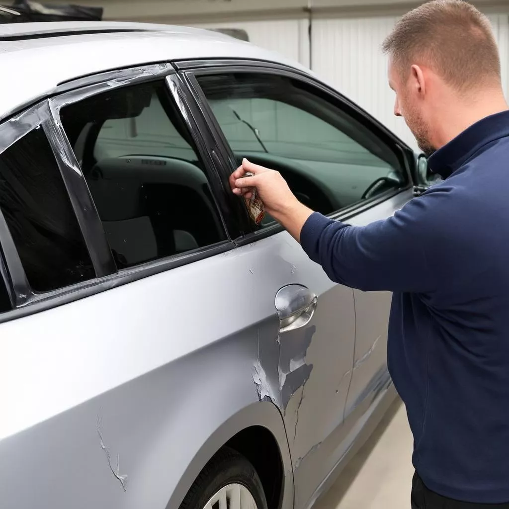 Kiểm tra ngoại thất xe ô tô cũ