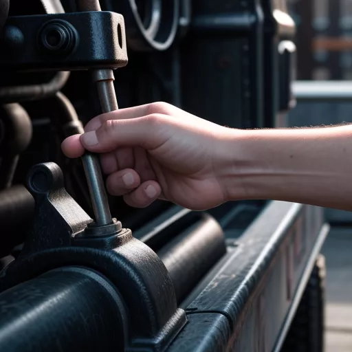 Pemeriksaan kondisi oli transmisi truk