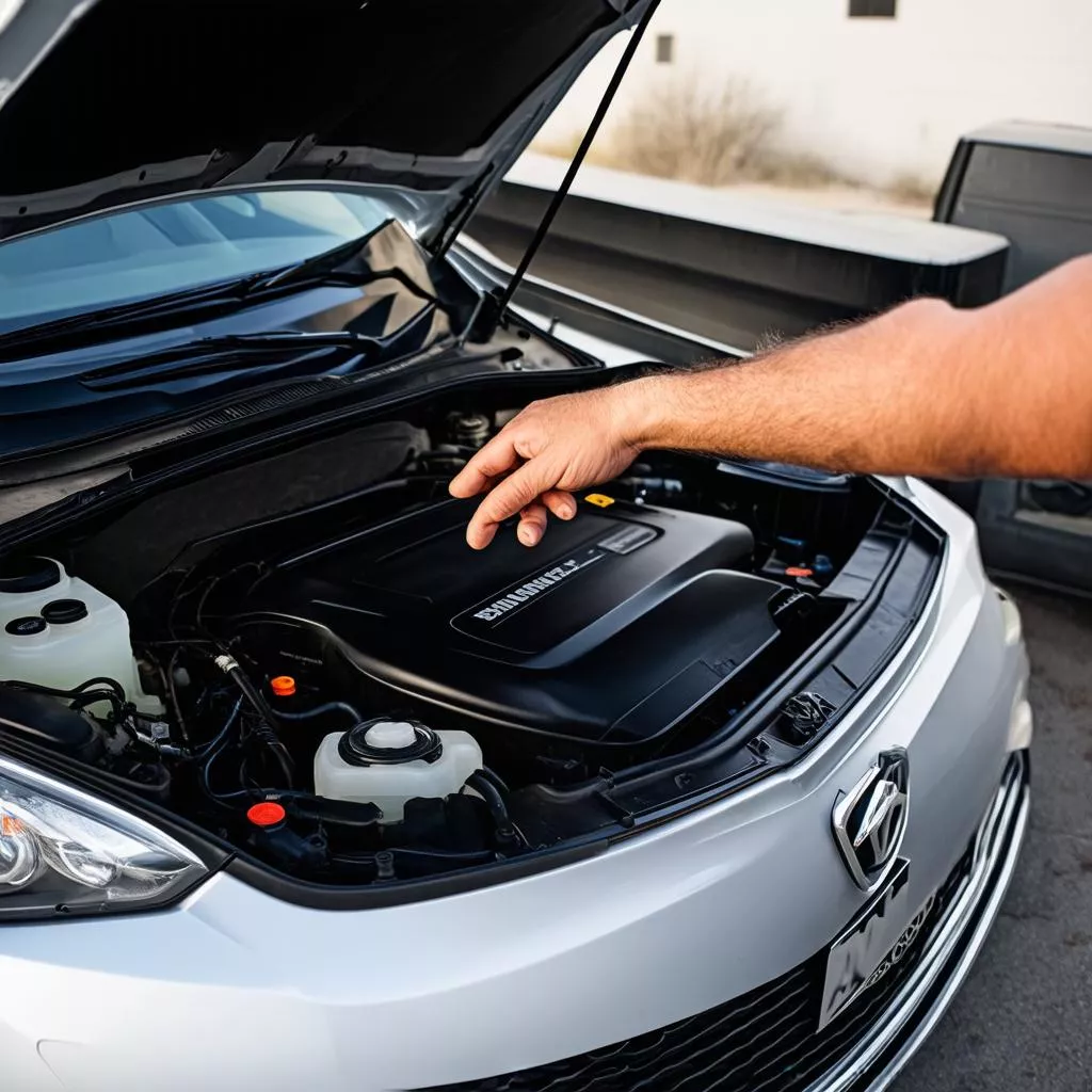 Vérification du niveau du liquide de refroidissement