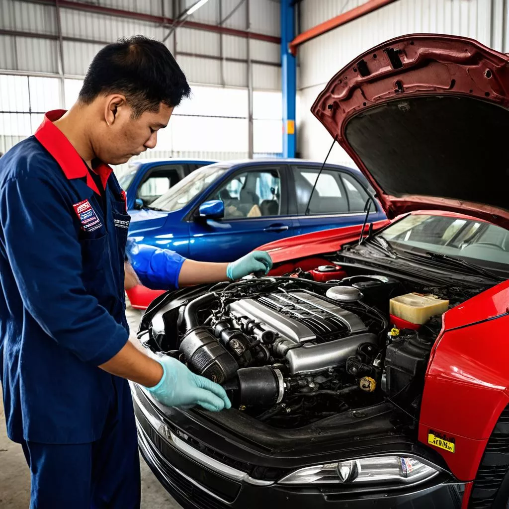 Kiểm tra ô tô cũ TPHCM