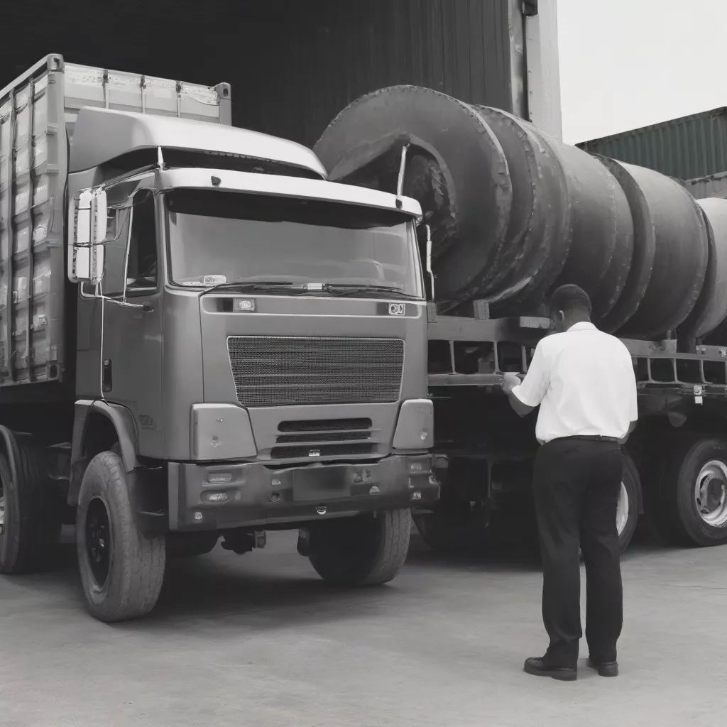 Controllo di un camion prima dell'importazione