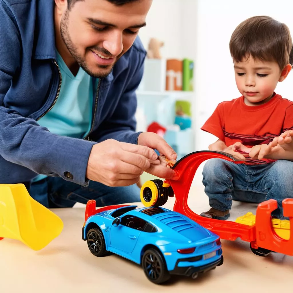 Inspecting a used kids car