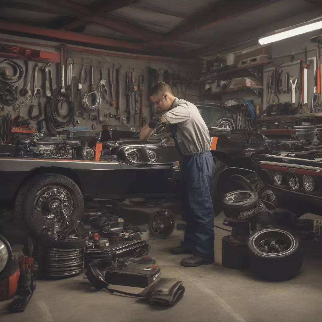 Inspecting auto parts