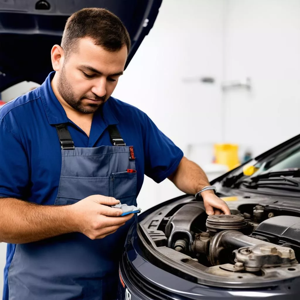 Inspecting auto parts