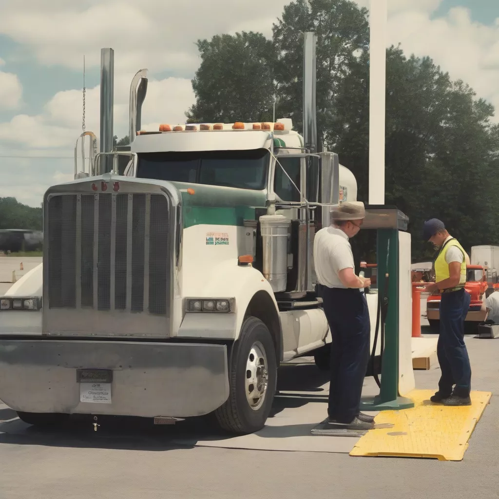 Truck weight inspection