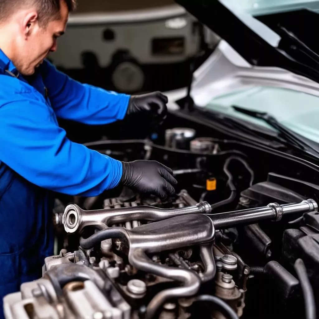 Kiểm tra tay biên ô tô