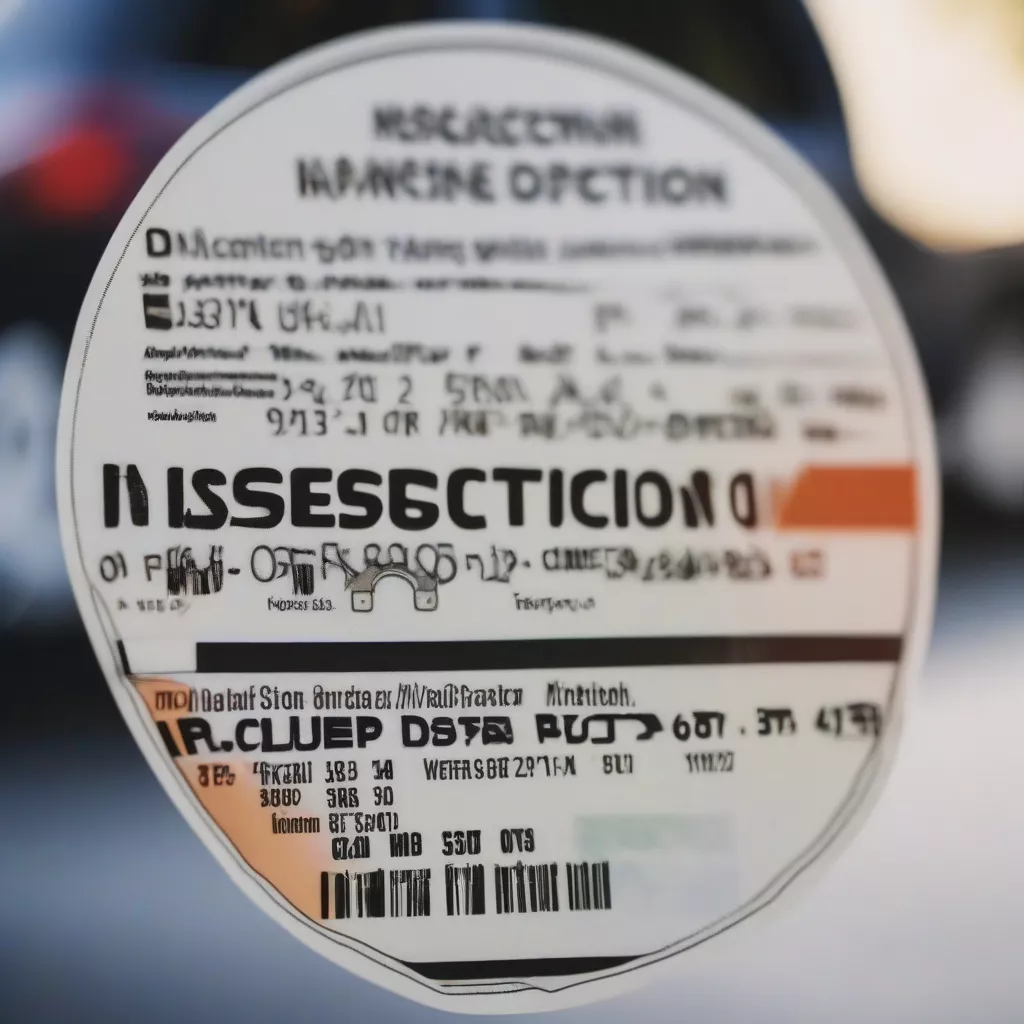 Checking car inspection deadline