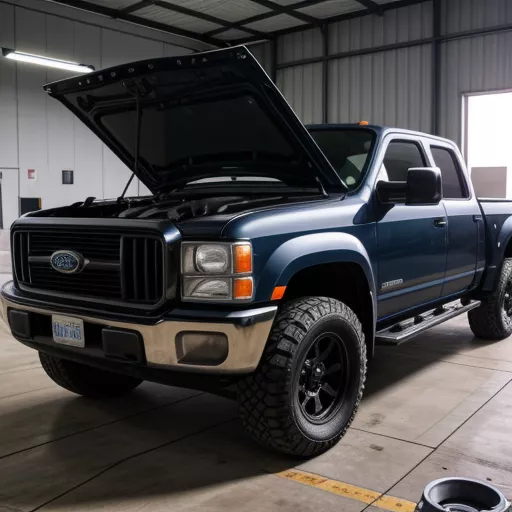 Inspektion eines gebrauchten Pick-ups